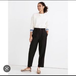 Madewell Tailored Huston Crop Pull-On Pants, new with tags
